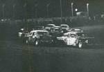 Wolfman on the pole coming out of turn four, Lubbock ca. 1969-71.